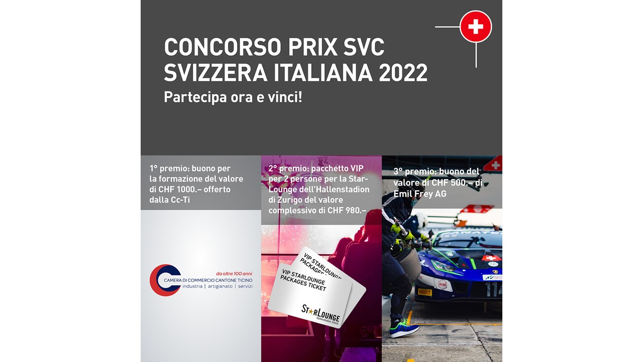 Wettbewerb Prix SVC Svizerra Italiana 2022 
