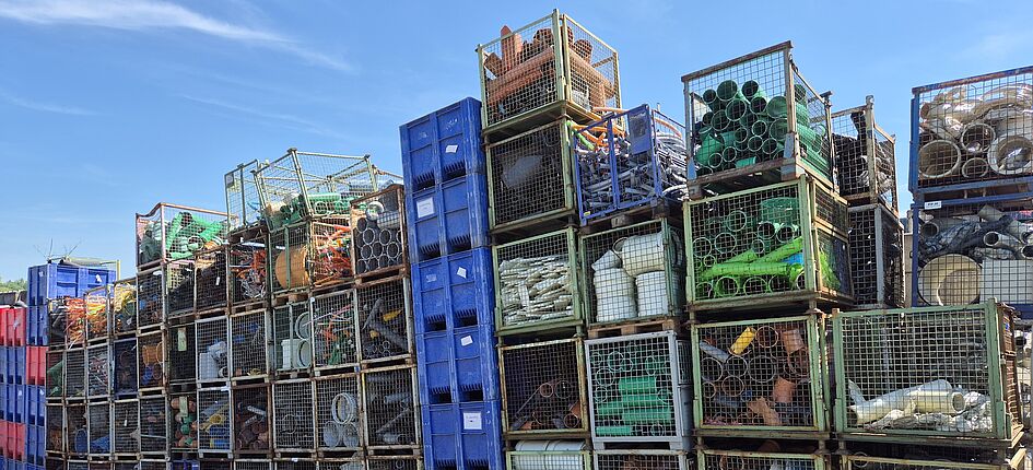Der Verband Schweizer Plastic Recycler und der Verband Kunststoffrohre und Rohrleitungsteile wollen mit ihrem Projekt Swiss Plastic Pipe Recycling die schweizweite Wiederverwertung von Kunststoffrohren ermöglichen. Bild: zVg/VSPR