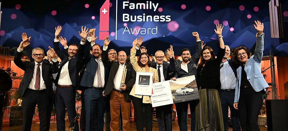 CAMION TRANSPORT AG gagne Family Business Award 2025. Image: AMAG Group AG