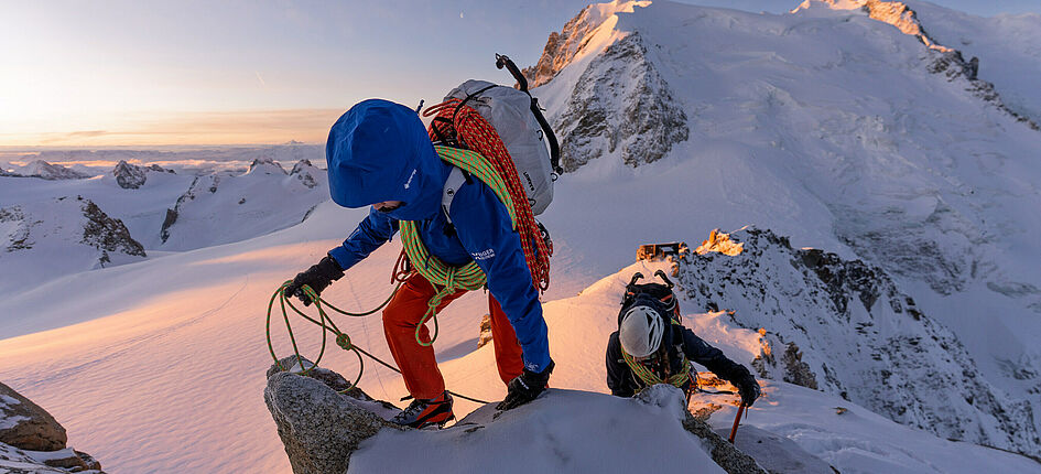 Mammut lanciert die Eiger Extreme Nordwand 6.0-Kollektion. Bild: Mammut Sports Group AG
