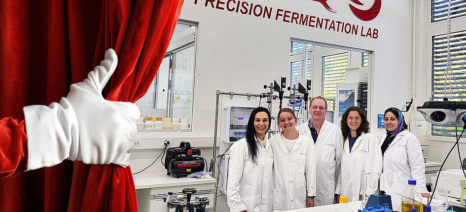 HeiQ hat sein neues Labor für Präzisionsfermentation erröffnet. Bild: zVg/HeiQ Materials AG