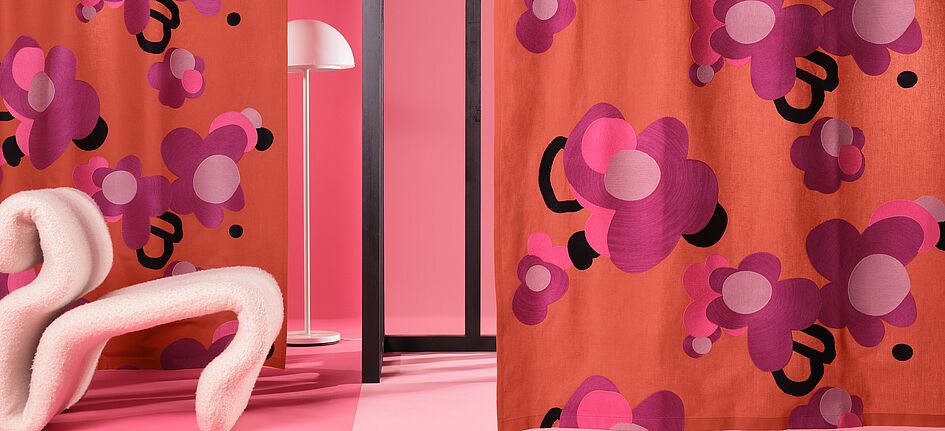 Création Baumann aus Langenthal stellt ihre neue Kollektion von Wohn- und Raumtextilien am Münchner Stoff Frühling 2026 vor, der vom 12. bis 15. März stattfindet. Bild: zVg/ Création Baumann AG