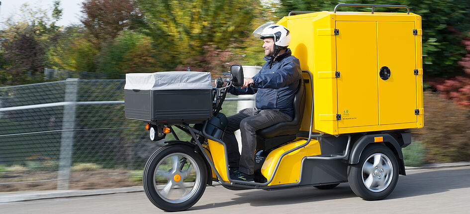 Der elektrische DXCargo der Kyburz Switzerland AG wurde aufgewertet und verfügt jetzt über eine CH-Typengenehmigung. Bild: zVg/KYBURZ Switzerland AG