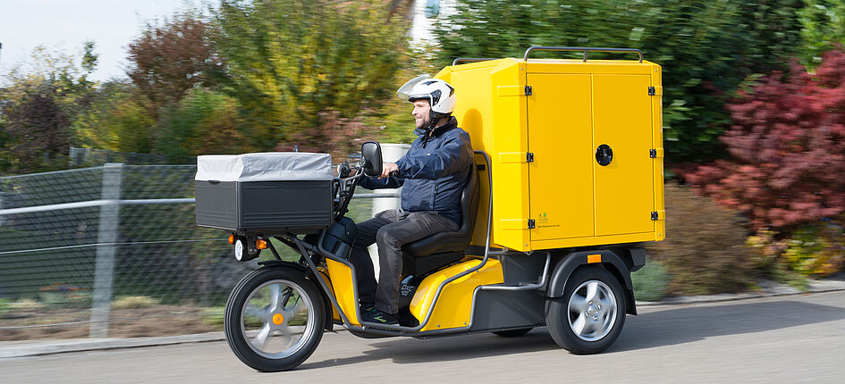 Der elektrische DXCargo der Kyburz Switzerland AG wurde aufgewertet und verfügt jetzt über eine CH-Typengenehmigung. Bild: zVg/KYBURZ Switzerland AG