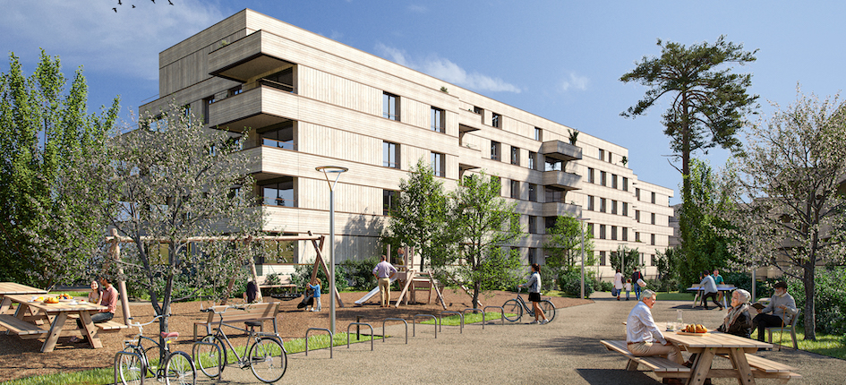 Bonacasa trägt derzeit zur Entwicklung des Quartiers Arbora in Crissier bei. Bild: zVg/Bonacasa AG