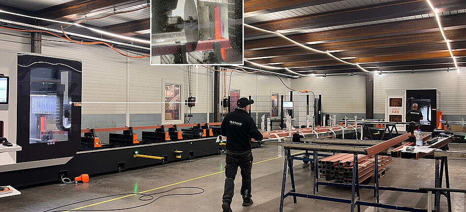 Produktionsstandort von Morand Constructions Métalliques in Enney. Bild von Morand.