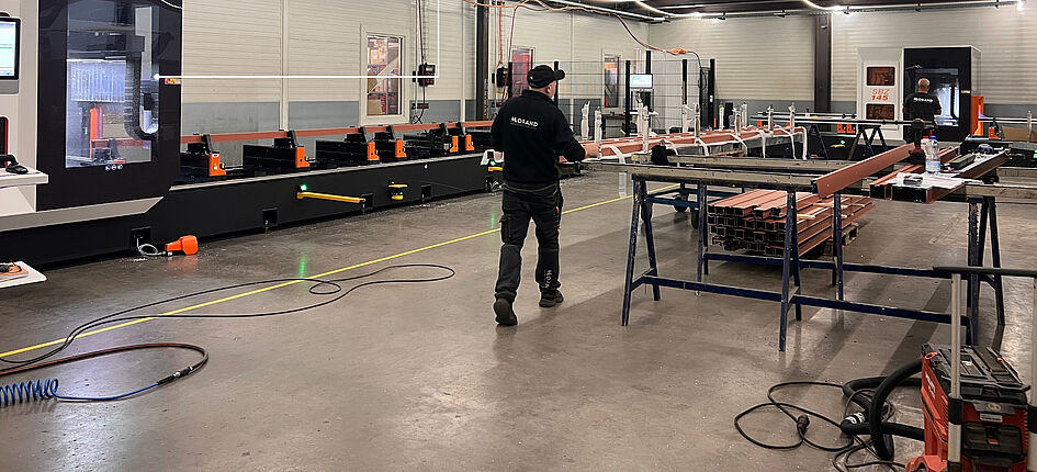 Produktionsstandort von Morand Constructions Métalliques in Enney. Bild von Morand.