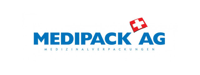 Logo Medipack AG mit Claim