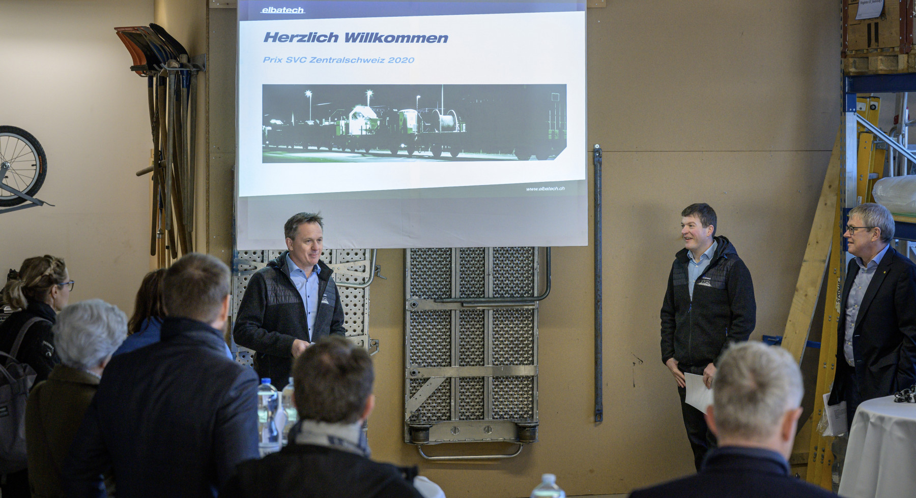 Die Expertenjury besucht die Finalisten des Pris SVC Zentralschweiz 2020