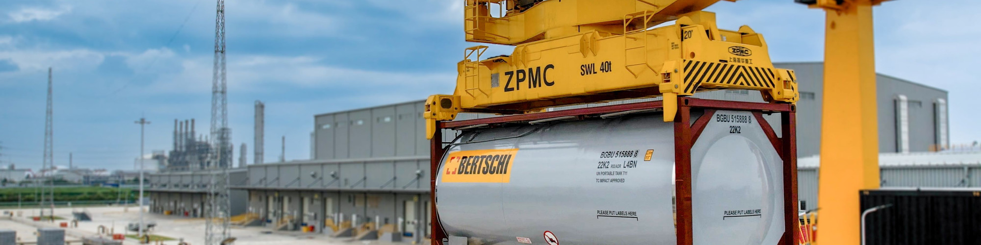 Bertschi Chemielogistik-Hub in Zhangjiagang (CN)